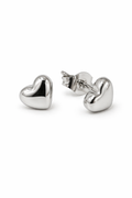 Mini Gold Heart Stud Earrings